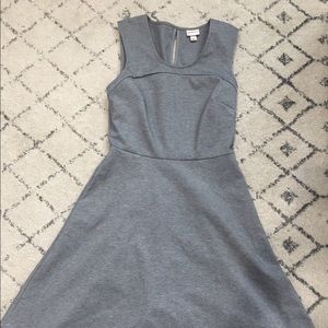 Merona gray fit and flare dress
